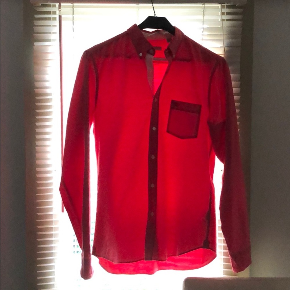 Burberry Brit Salmon (pink) button down Size M